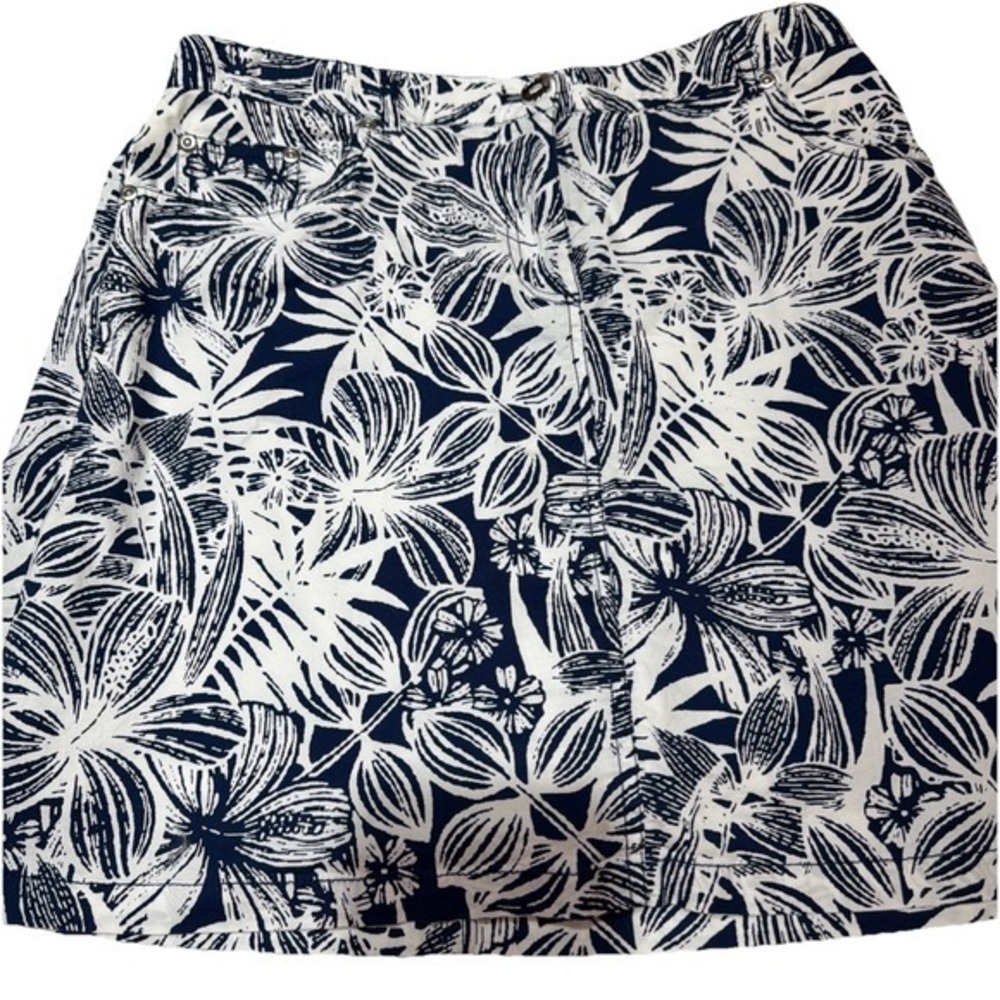 Hearts Of Palm Size 8P Skort 5 Pkt‎ Zipper  Stretch         5064